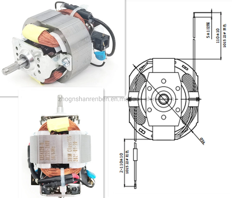 110V-240V Electrical AC Universal Motor 5420 for Small Home Appliance Mixer Blender Grinder Chopper Hair Dryer Could Be Customized